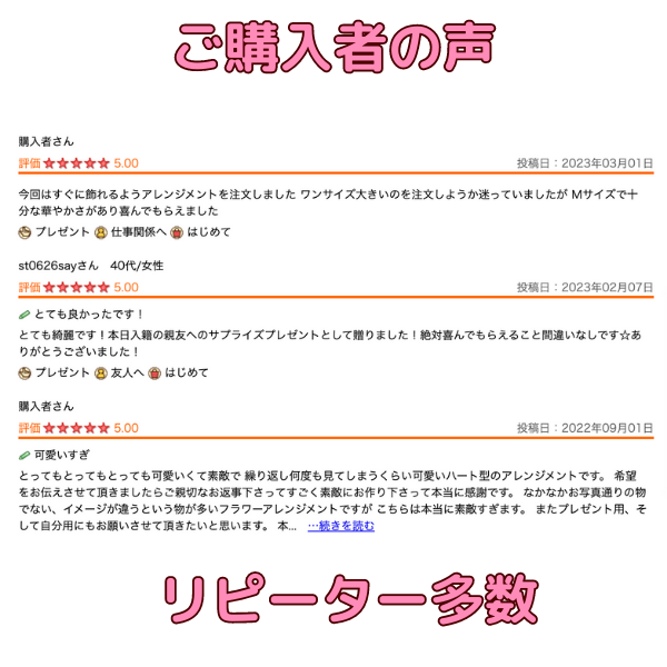 ハートのフラワーアレンジメント【満足度No.1 豪華ギフトなら】